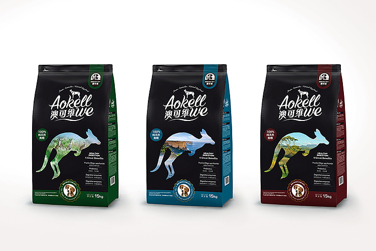 澳可维狗粮包装设计 融合美学与功能的专业思考